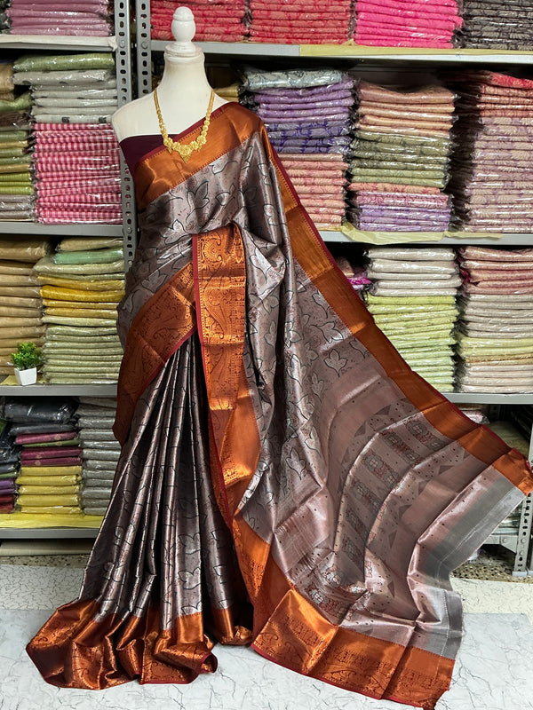 Semi Kanchipuram silk sarees