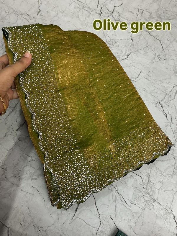 Diamond Space silk saree