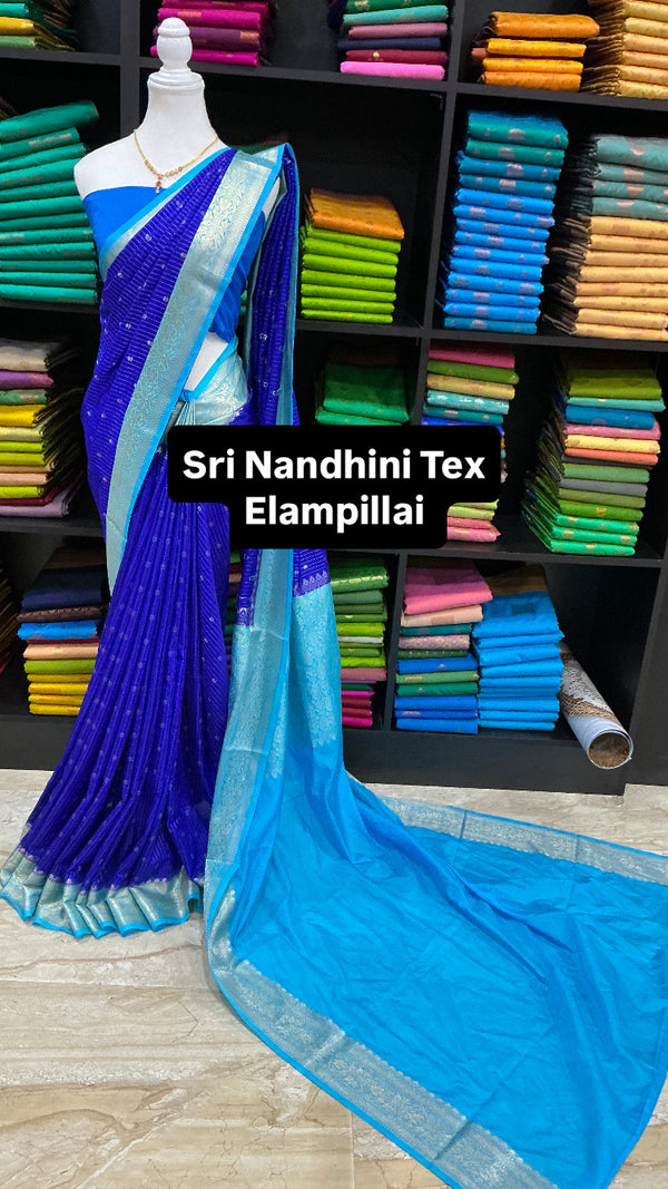 Premium Banarasi bridal saree’s soft fabric