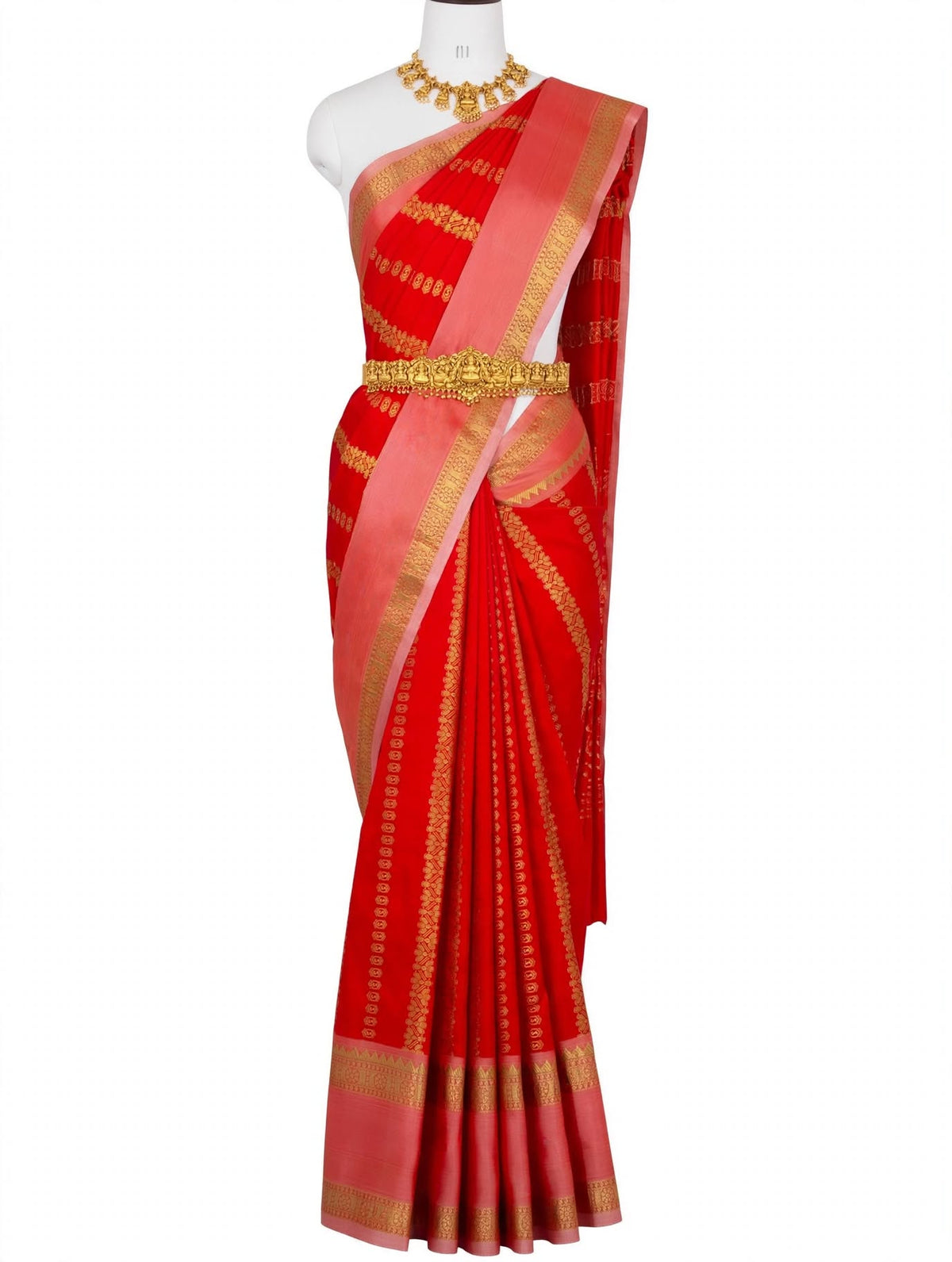Vaira Oosi Soft Silk Saree – Rich Gold Zari Collection | Sri Nandhini Tex