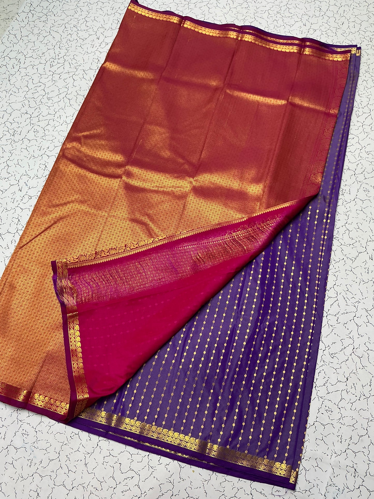 Kanchipuram vaira oosi bridal