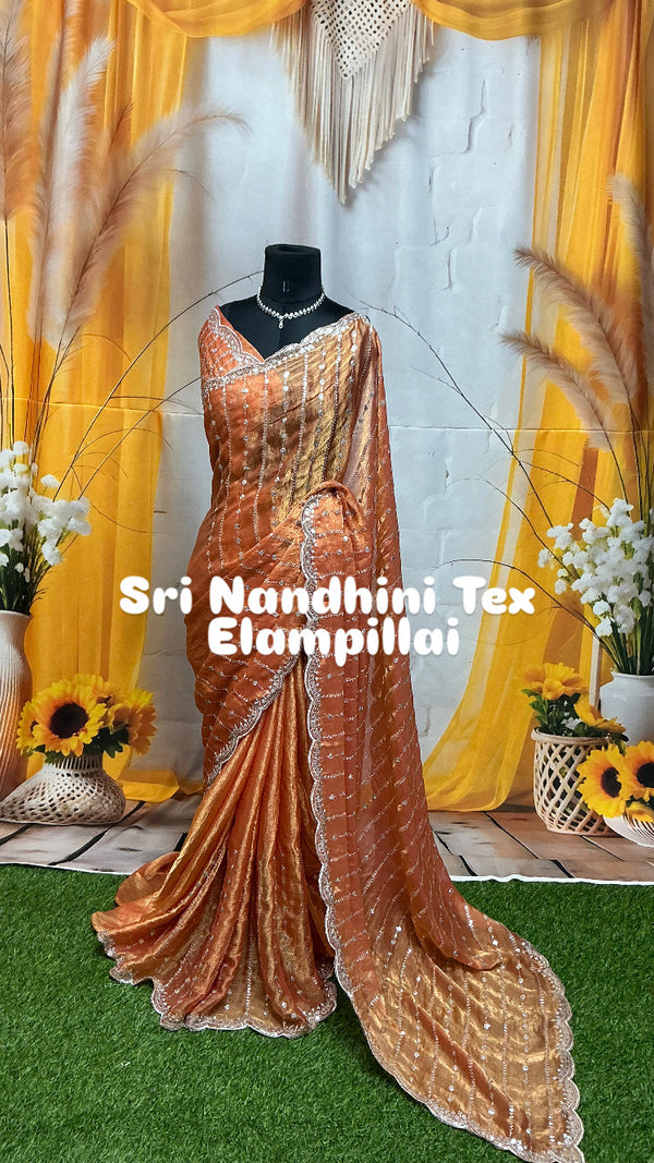 Trending space silk sarees