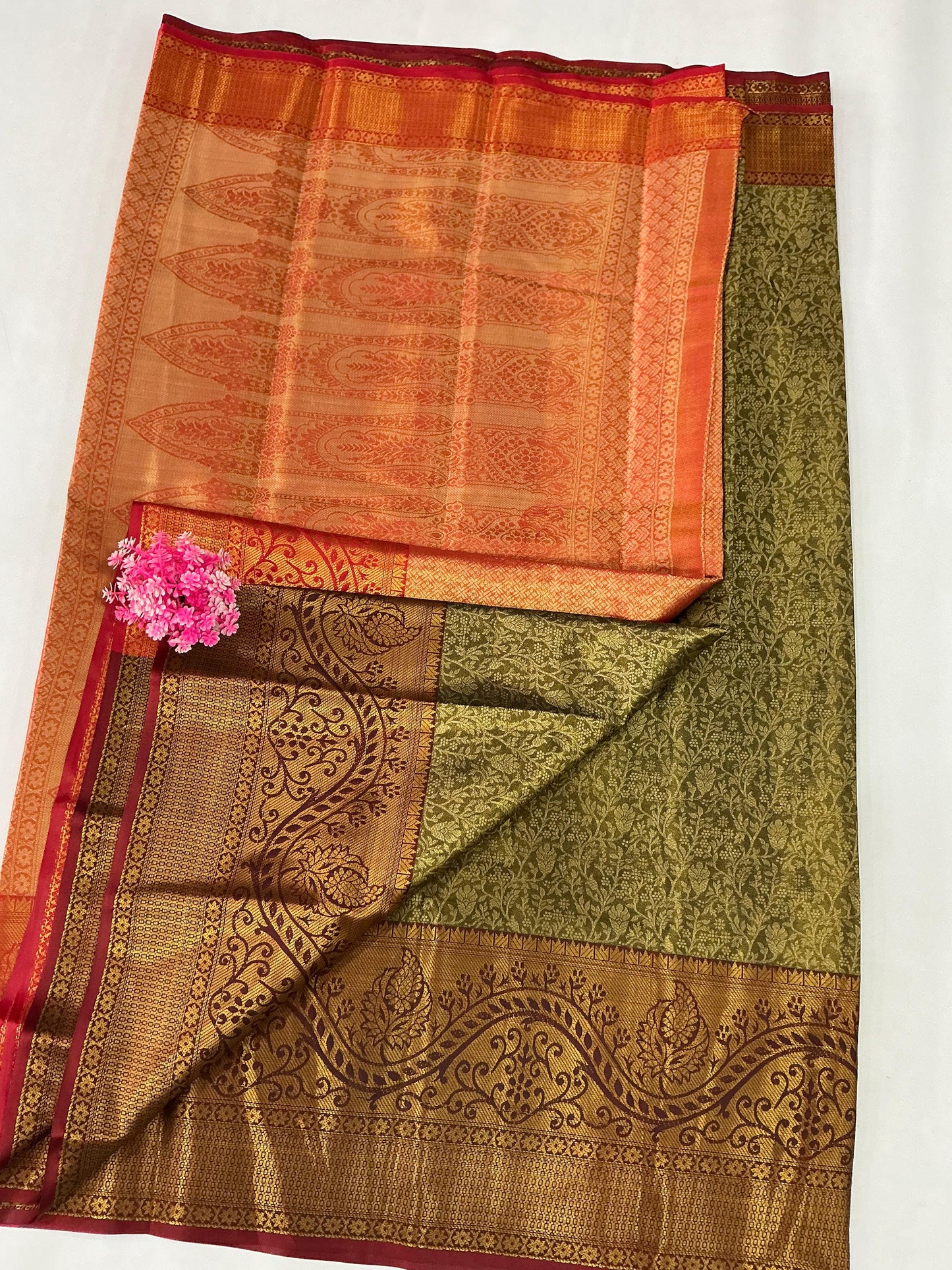 One Gram Bridal silk Saree