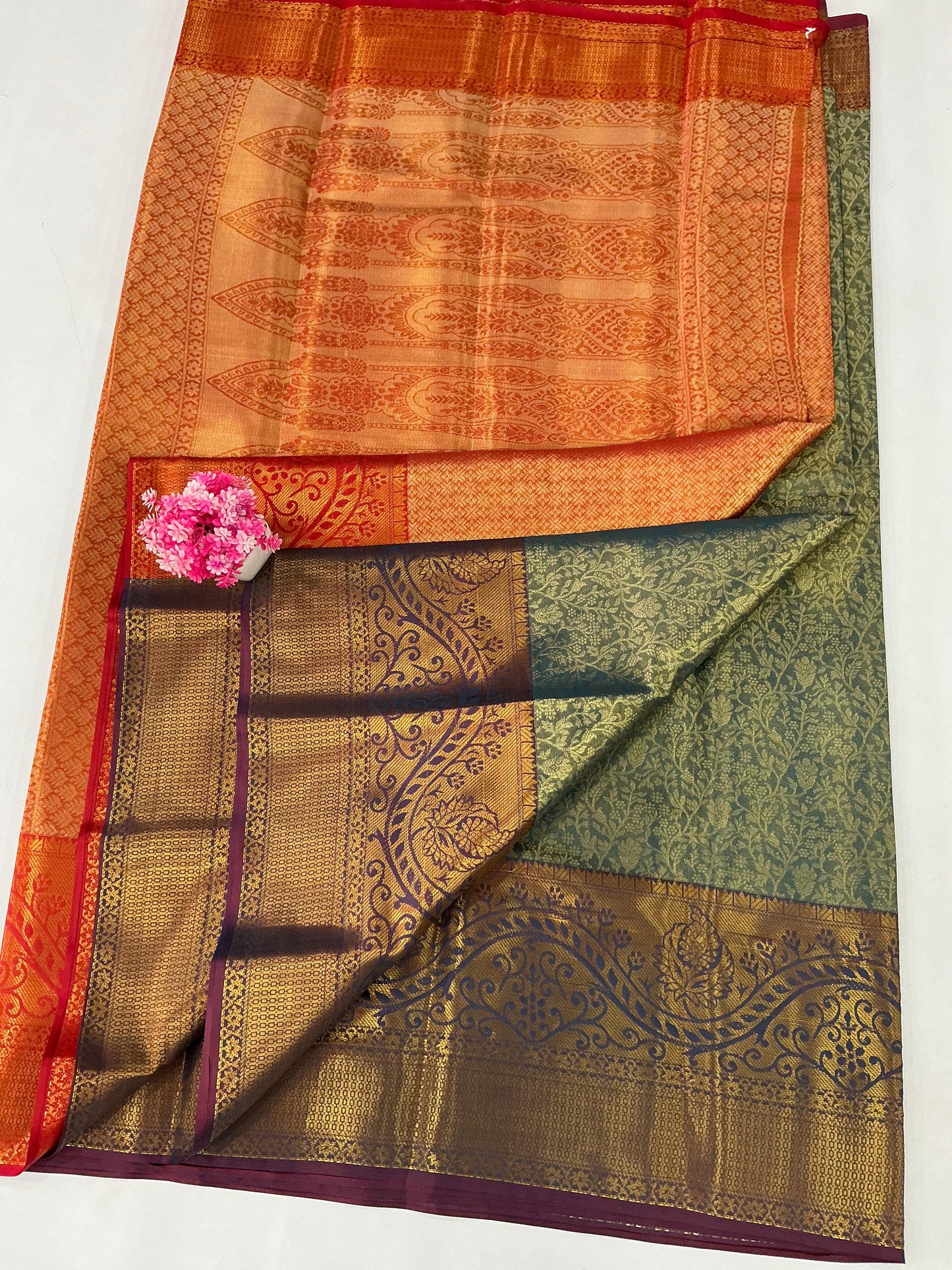 One Gram Bridal silk Saree