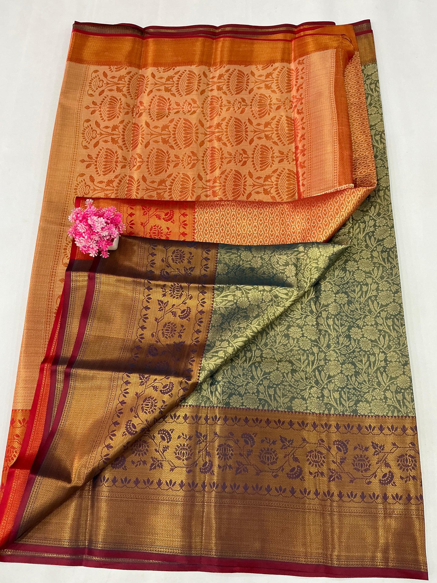 One Gram Bridal silk Saree