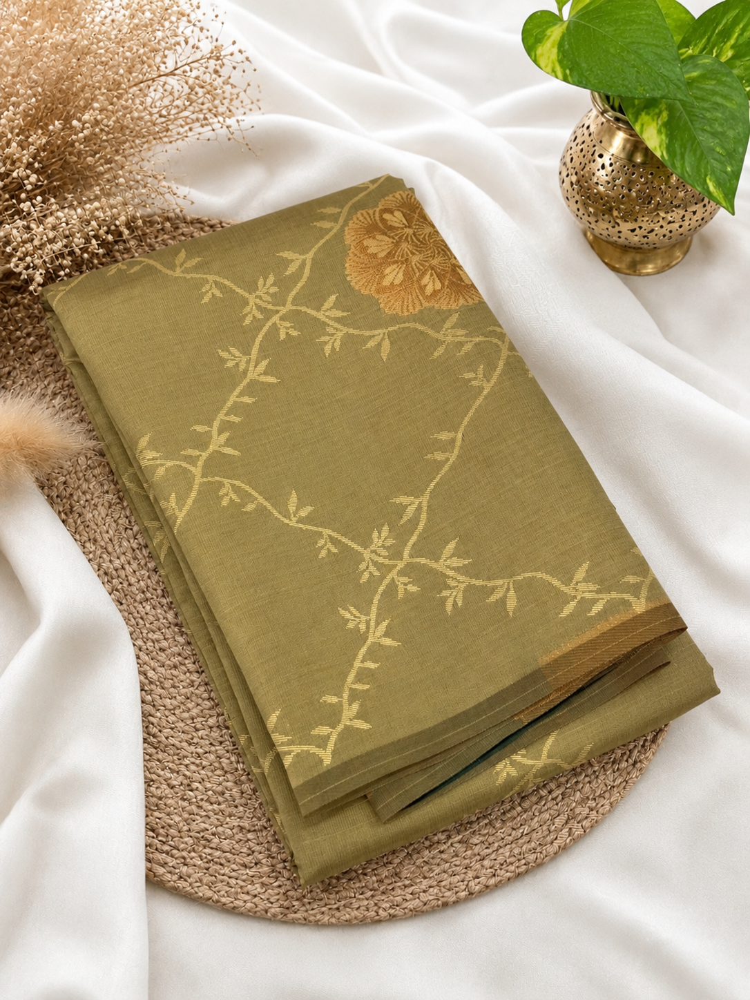 Soft Silk Saree | Beige | Hot Offer ₹399 | Elegant Festive Wear | Soft & Graceful Finish | Sri Nandhini Tex | Code: SNTPAOS19