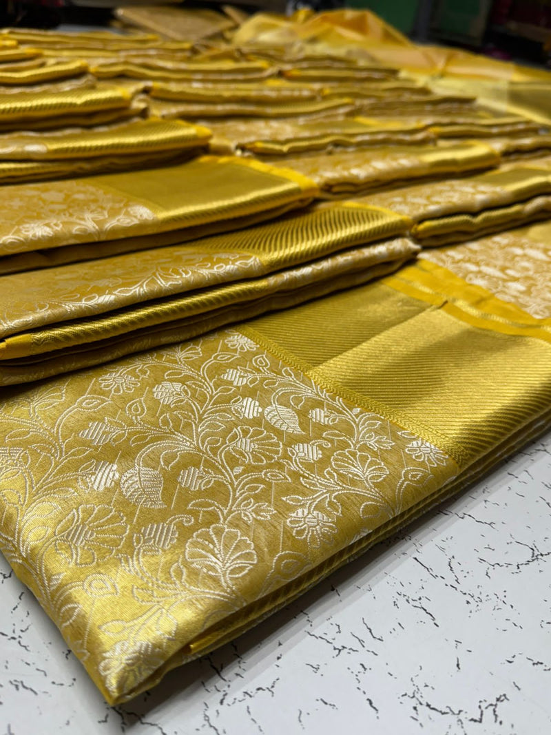 Kayal golden saree