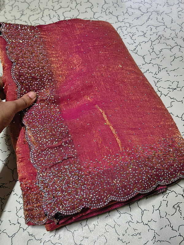 Space silk saree