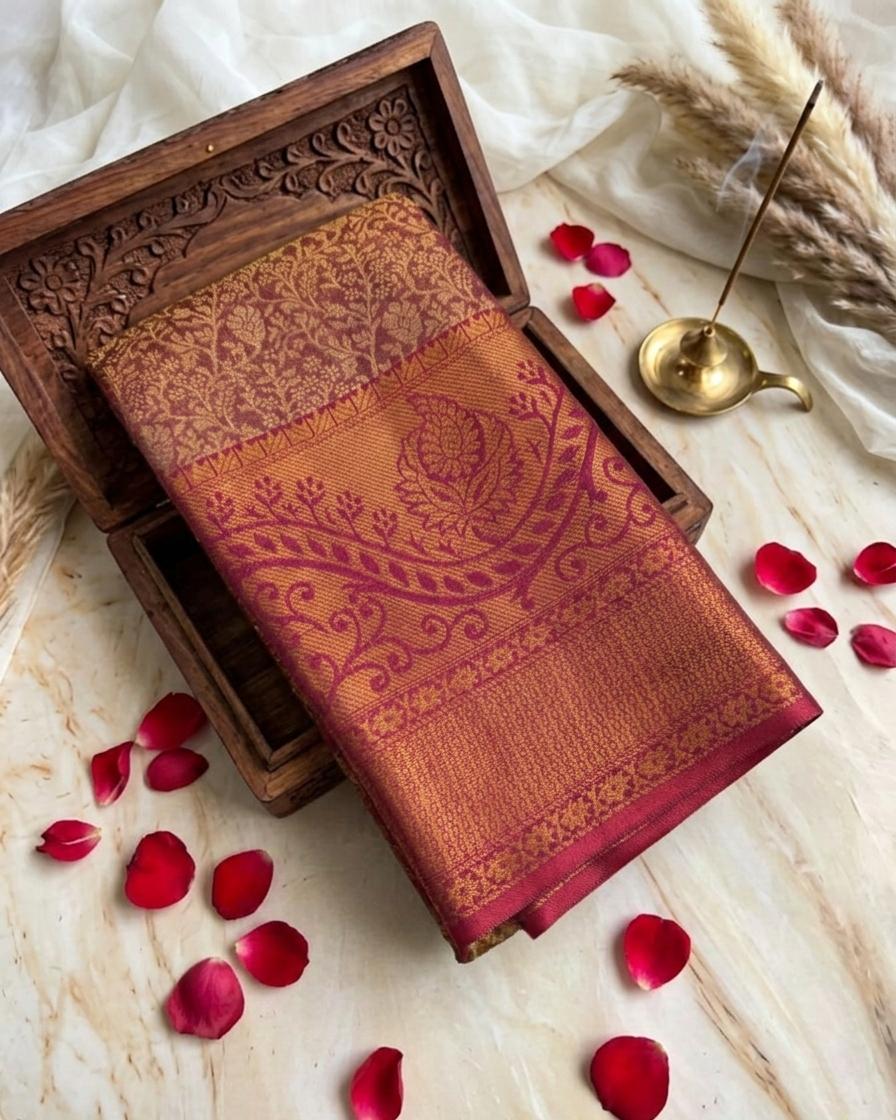One gram bridal saree