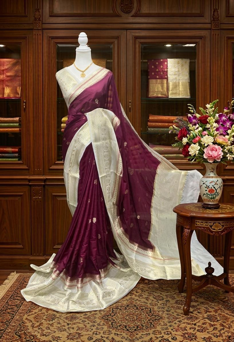 Warm silk saree