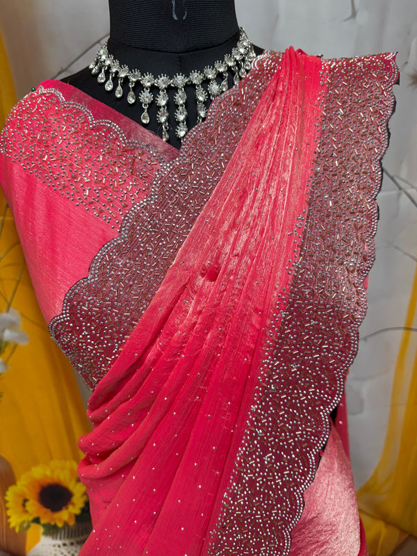 Space silk - Tomato pink